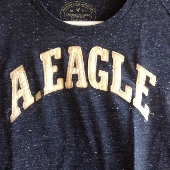 Men's American eagle navy blue graphic tee - Picture 2 of 5